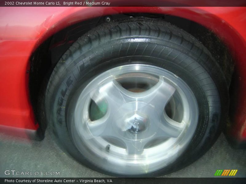 Bright Red / Medium Gray 2002 Chevrolet Monte Carlo LS