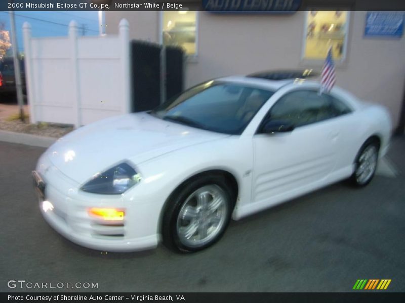 Northstar White / Beige 2000 Mitsubishi Eclipse GT Coupe