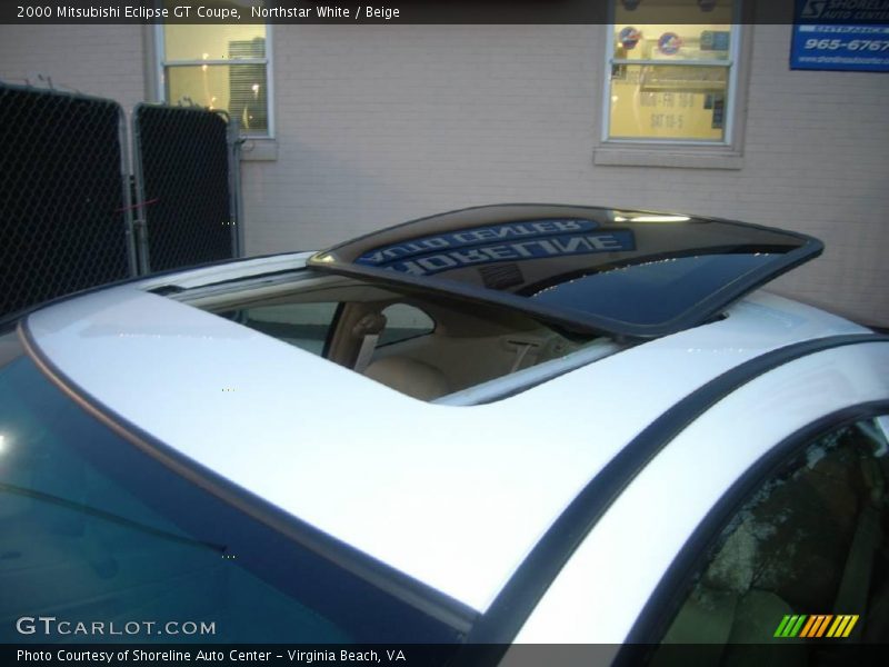 Northstar White / Beige 2000 Mitsubishi Eclipse GT Coupe