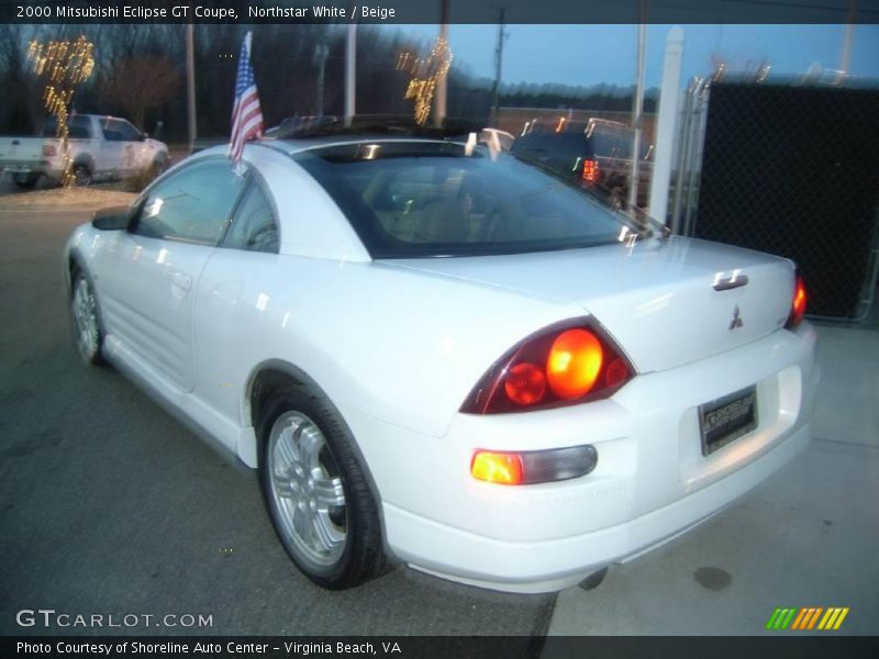 Northstar White / Beige 2000 Mitsubishi Eclipse GT Coupe
