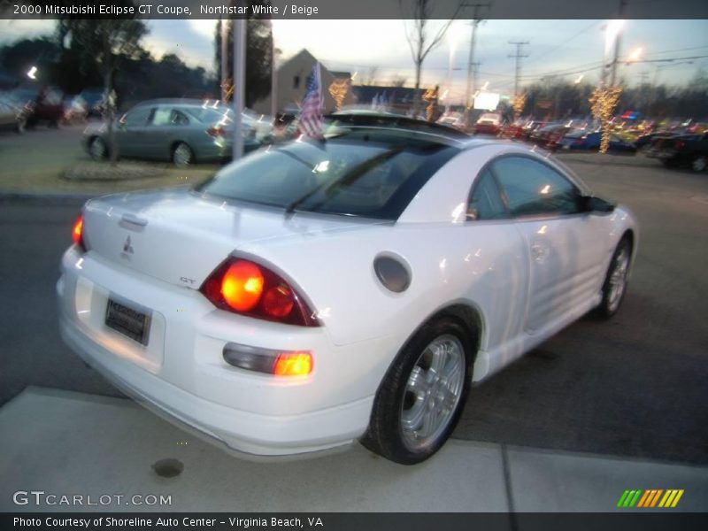 Northstar White / Beige 2000 Mitsubishi Eclipse GT Coupe
