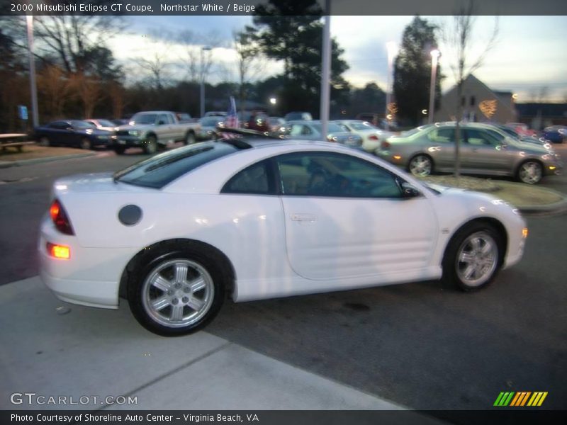 Northstar White / Beige 2000 Mitsubishi Eclipse GT Coupe