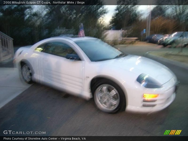 Northstar White / Beige 2000 Mitsubishi Eclipse GT Coupe