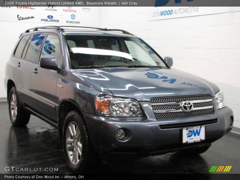 Bluestone Metallic / Ash Gray 2006 Toyota Highlander Hybrid Limited 4WD