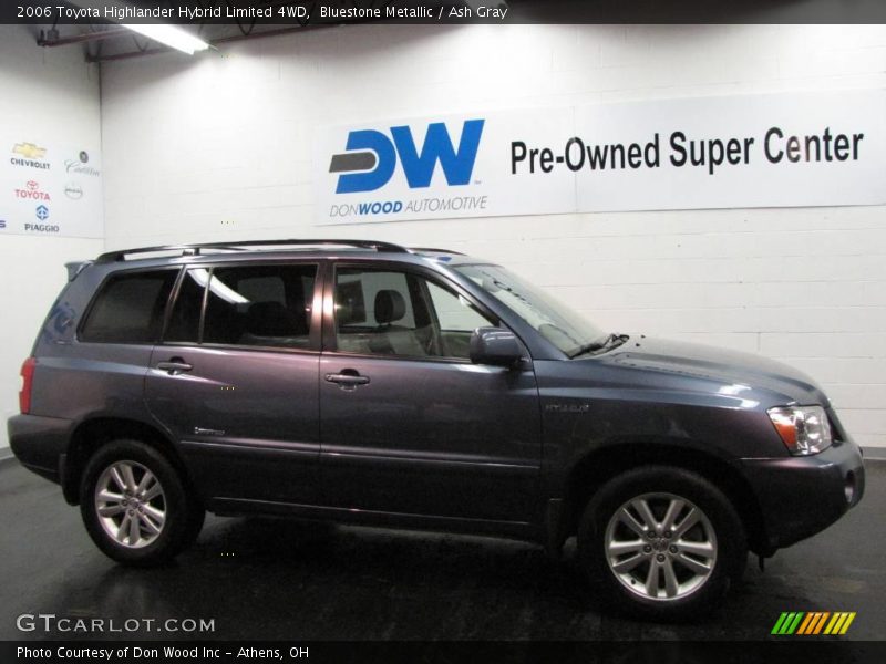 Bluestone Metallic / Ash Gray 2006 Toyota Highlander Hybrid Limited 4WD