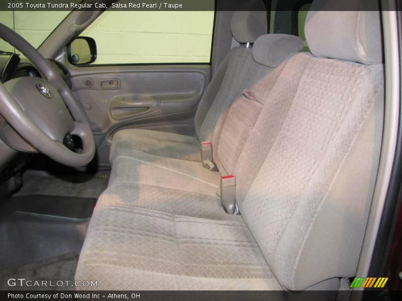 Salsa Red Pearl / Taupe 2005 Toyota Tundra Regular Cab