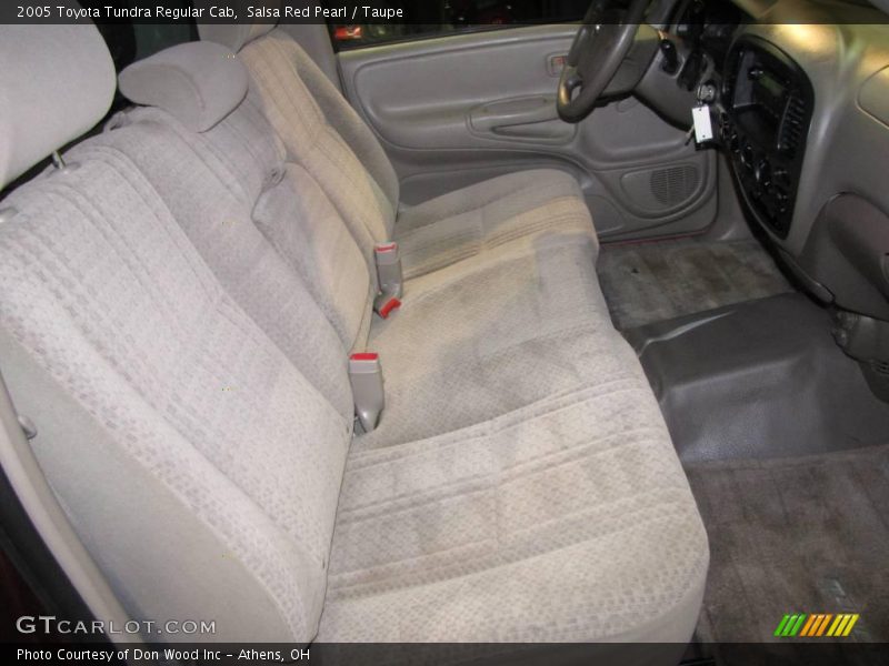 Salsa Red Pearl / Taupe 2005 Toyota Tundra Regular Cab