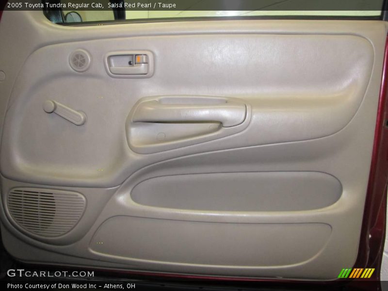 Salsa Red Pearl / Taupe 2005 Toyota Tundra Regular Cab