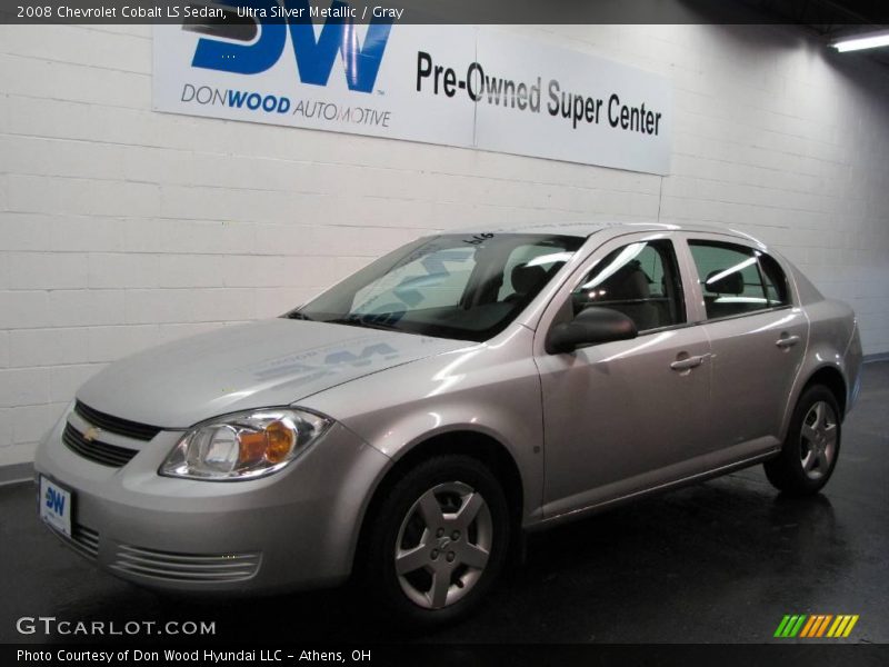 Ultra Silver Metallic / Gray 2008 Chevrolet Cobalt LS Sedan