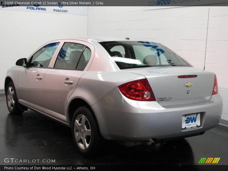 Ultra Silver Metallic / Gray 2008 Chevrolet Cobalt LS Sedan