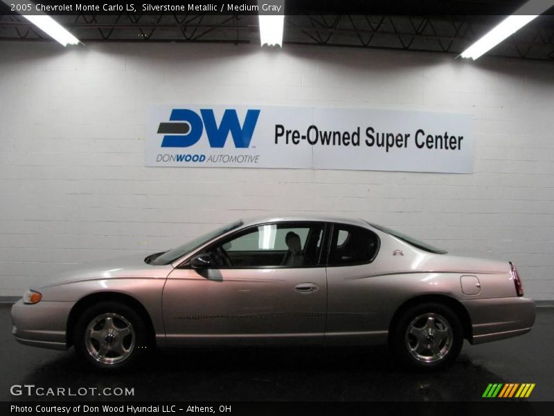 Silverstone Metallic / Medium Gray 2005 Chevrolet Monte Carlo LS