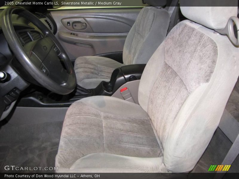 Silverstone Metallic / Medium Gray 2005 Chevrolet Monte Carlo LS