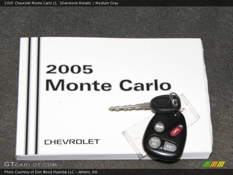 Silverstone Metallic / Medium Gray 2005 Chevrolet Monte Carlo LS