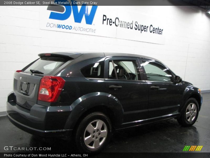 Steel Blue Metallic / Dark Slate Gray 2008 Dodge Caliber SE