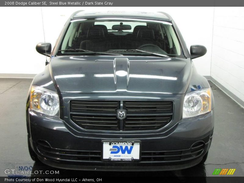 Steel Blue Metallic / Dark Slate Gray 2008 Dodge Caliber SE