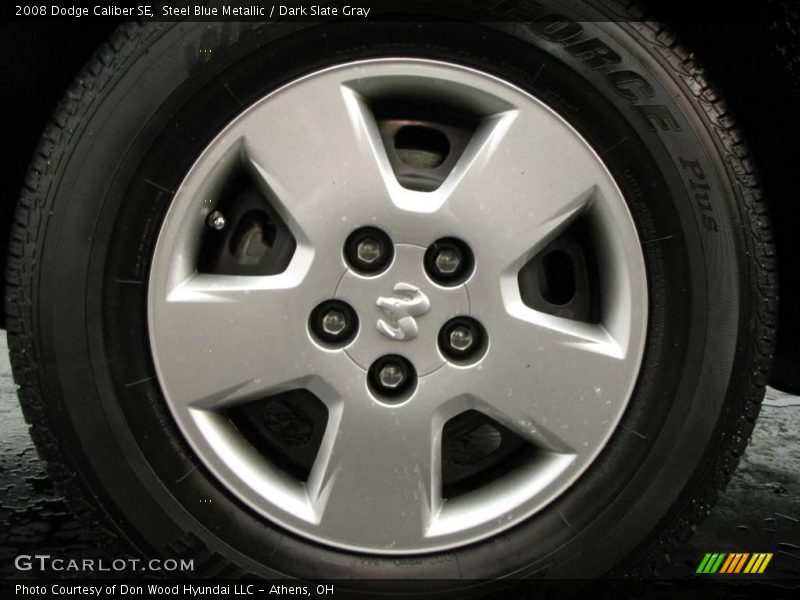 Steel Blue Metallic / Dark Slate Gray 2008 Dodge Caliber SE