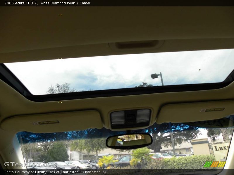 White Diamond Pearl / Camel 2006 Acura TL 3.2