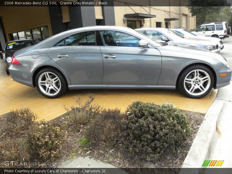 Granite Grey Metallic / Black 2006 Mercedes-Benz CLS 500