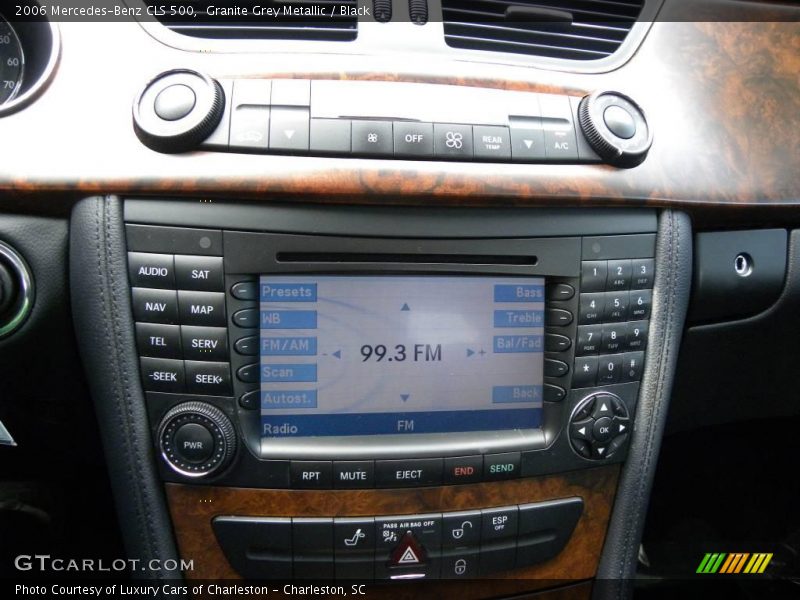 Granite Grey Metallic / Black 2006 Mercedes-Benz CLS 500