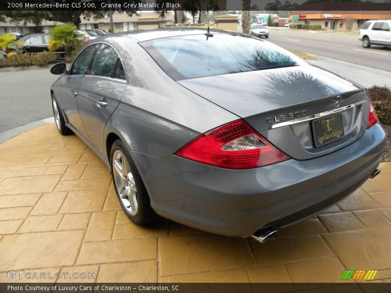Granite Grey Metallic / Black 2006 Mercedes-Benz CLS 500