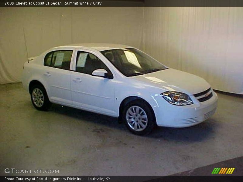 Summit White / Gray 2009 Chevrolet Cobalt LT Sedan