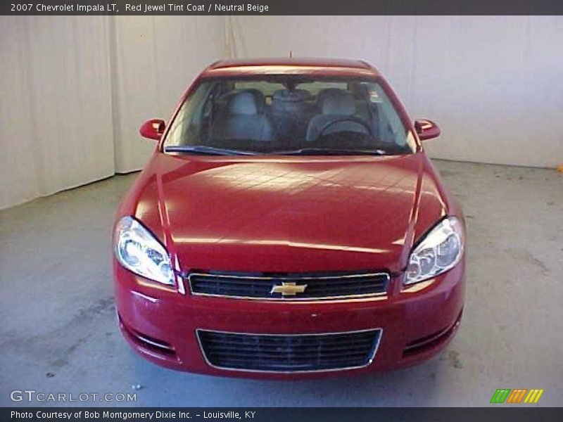 Red Jewel Tint Coat / Neutral Beige 2007 Chevrolet Impala LT