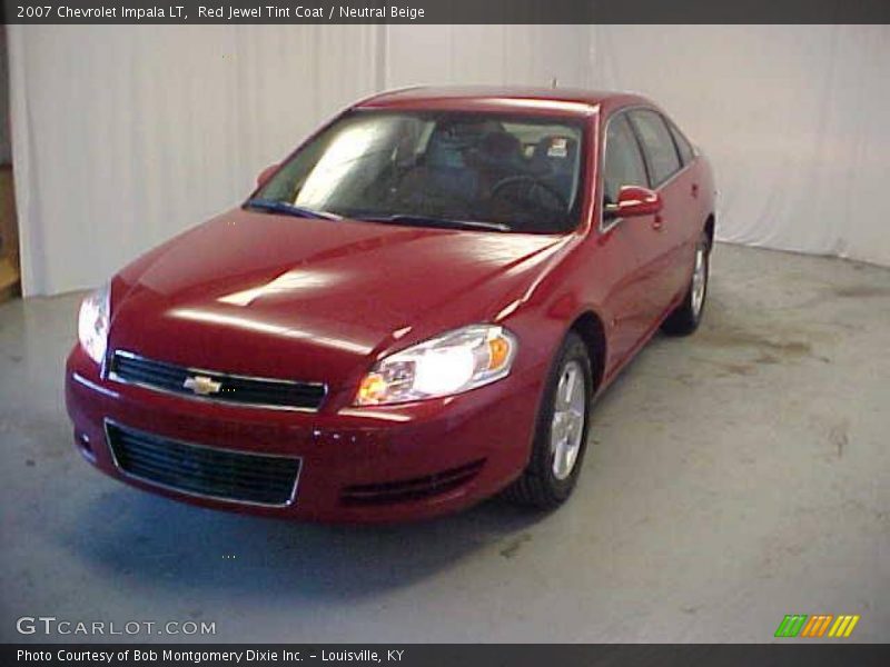 Red Jewel Tint Coat / Neutral Beige 2007 Chevrolet Impala LT