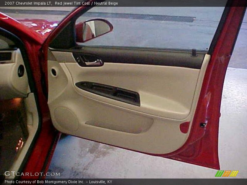 Red Jewel Tint Coat / Neutral Beige 2007 Chevrolet Impala LT