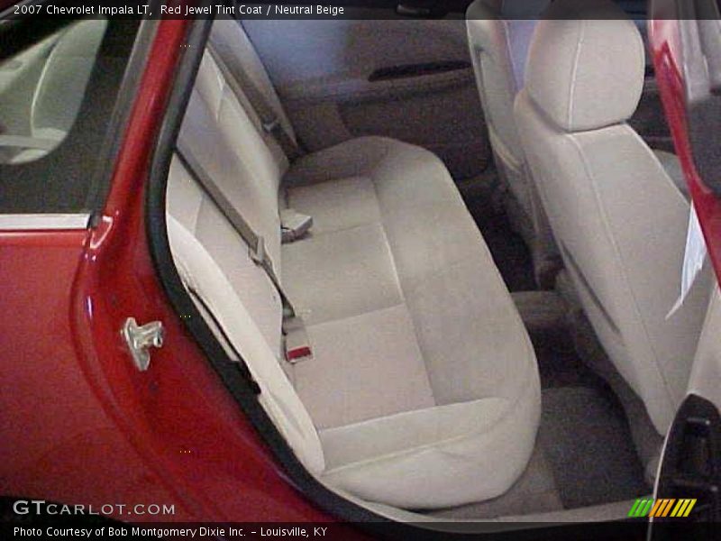 Red Jewel Tint Coat / Neutral Beige 2007 Chevrolet Impala LT