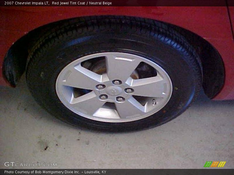 Red Jewel Tint Coat / Neutral Beige 2007 Chevrolet Impala LT
