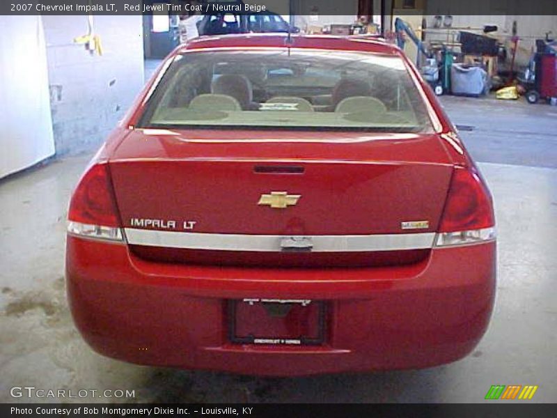 Red Jewel Tint Coat / Neutral Beige 2007 Chevrolet Impala LT