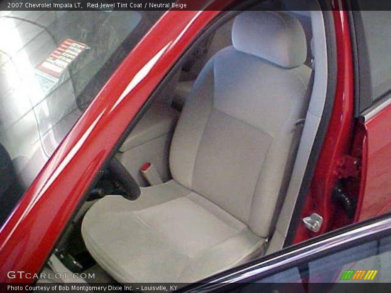 Red Jewel Tint Coat / Neutral Beige 2007 Chevrolet Impala LT