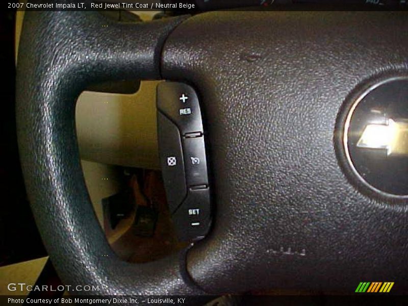 Red Jewel Tint Coat / Neutral Beige 2007 Chevrolet Impala LT