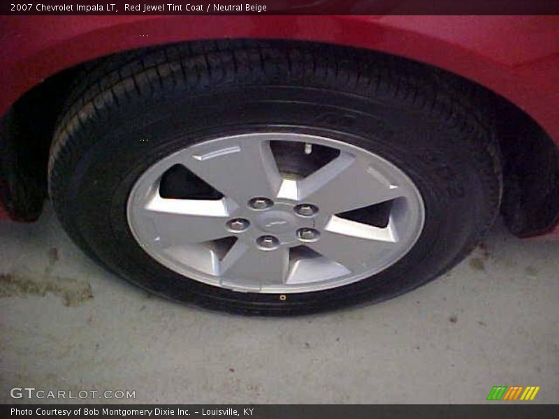 Red Jewel Tint Coat / Neutral Beige 2007 Chevrolet Impala LT