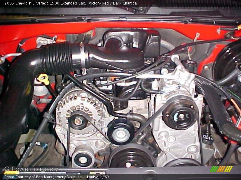 Victory Red / Dark Charcoal 2005 Chevrolet Silverado 1500 Extended Cab