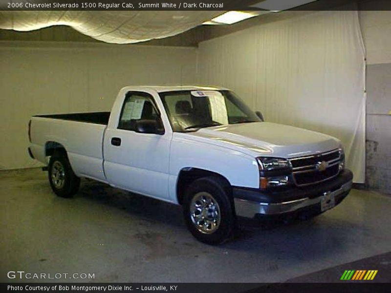 Summit White / Dark Charcoal 2006 Chevrolet Silverado 1500 Regular Cab