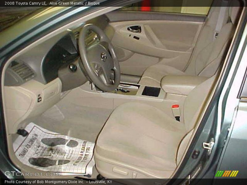 Aloe Green Metallic / Bisque 2008 Toyota Camry LE