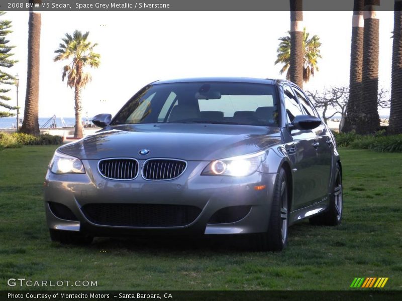 Space Grey Metallic / Silverstone 2008 BMW M5 Sedan
