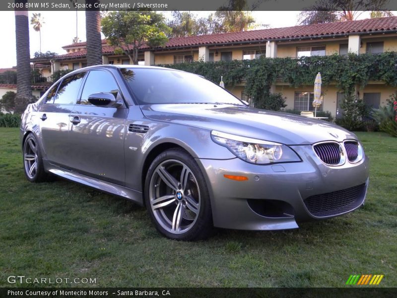 Space Grey Metallic / Silverstone 2008 BMW M5 Sedan