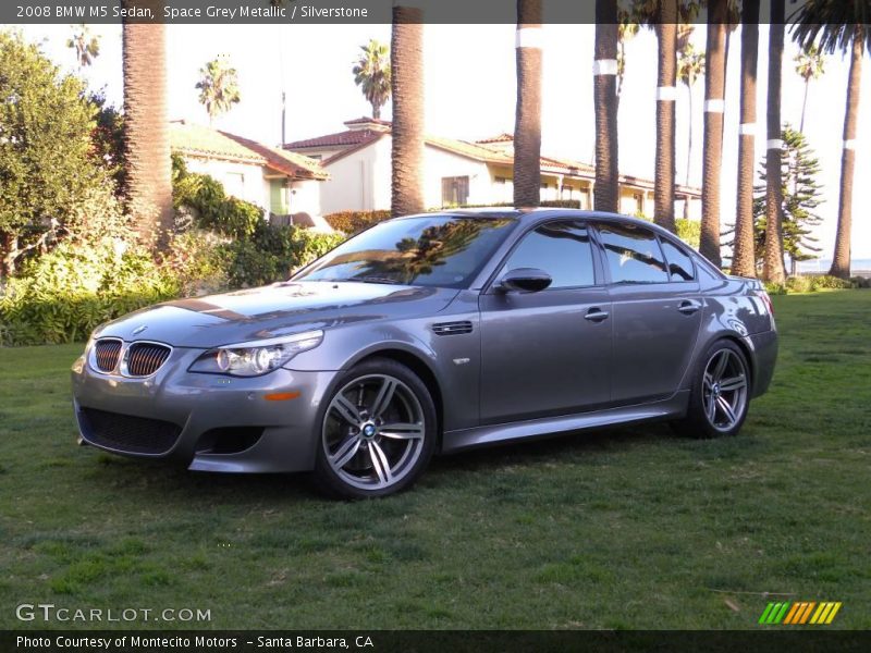 Space Grey Metallic / Silverstone 2008 BMW M5 Sedan