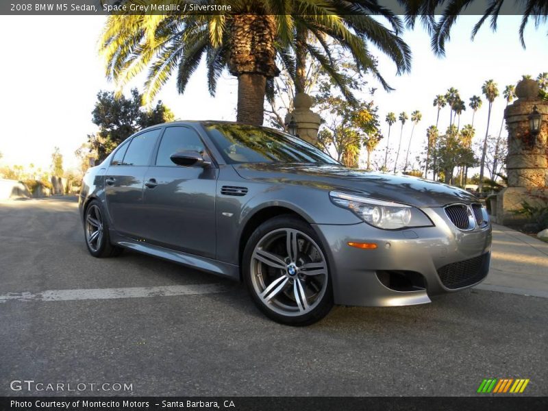 Space Grey Metallic / Silverstone 2008 BMW M5 Sedan