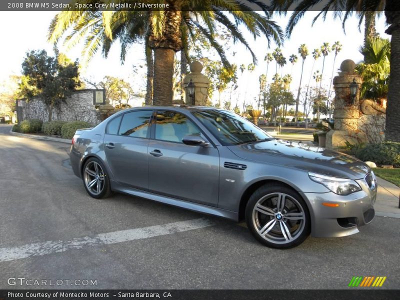 Space Grey Metallic / Silverstone 2008 BMW M5 Sedan