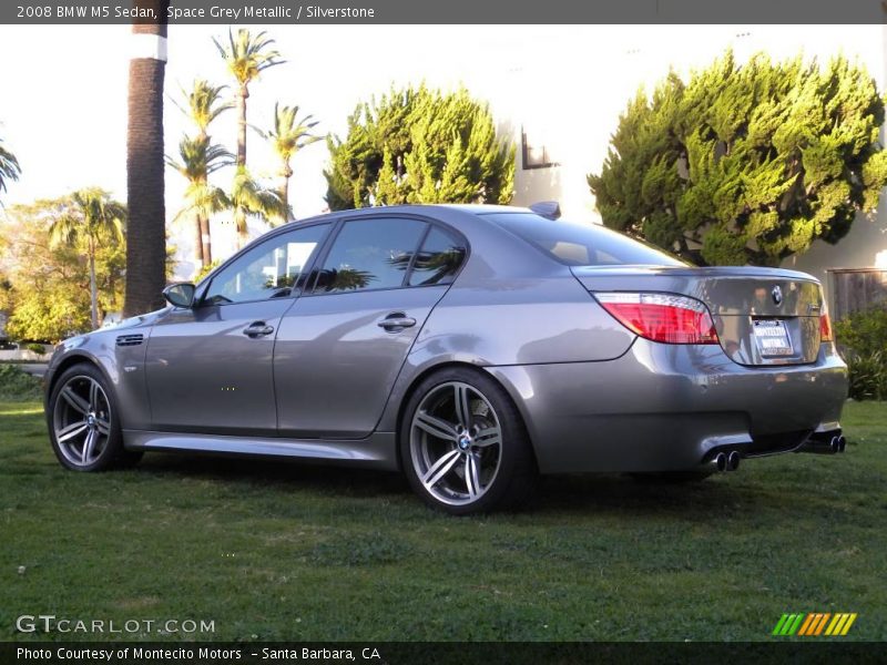 Space Grey Metallic / Silverstone 2008 BMW M5 Sedan