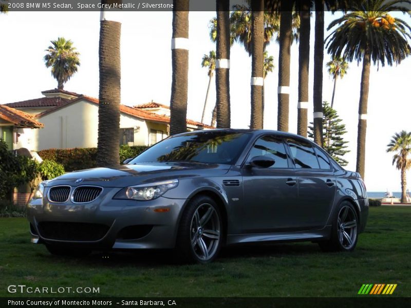 Space Grey Metallic / Silverstone 2008 BMW M5 Sedan