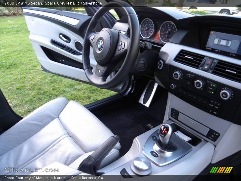 Space Grey Metallic / Silverstone 2008 BMW M5 Sedan