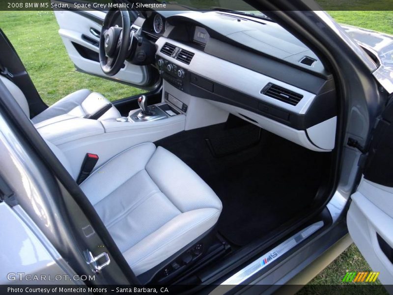 Space Grey Metallic / Silverstone 2008 BMW M5 Sedan