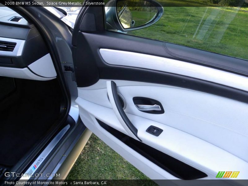 Space Grey Metallic / Silverstone 2008 BMW M5 Sedan