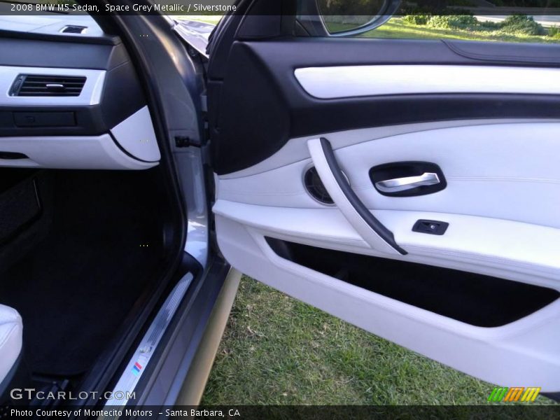 Space Grey Metallic / Silverstone 2008 BMW M5 Sedan