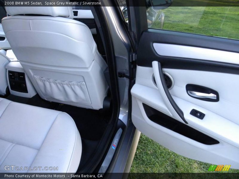 Space Grey Metallic / Silverstone 2008 BMW M5 Sedan