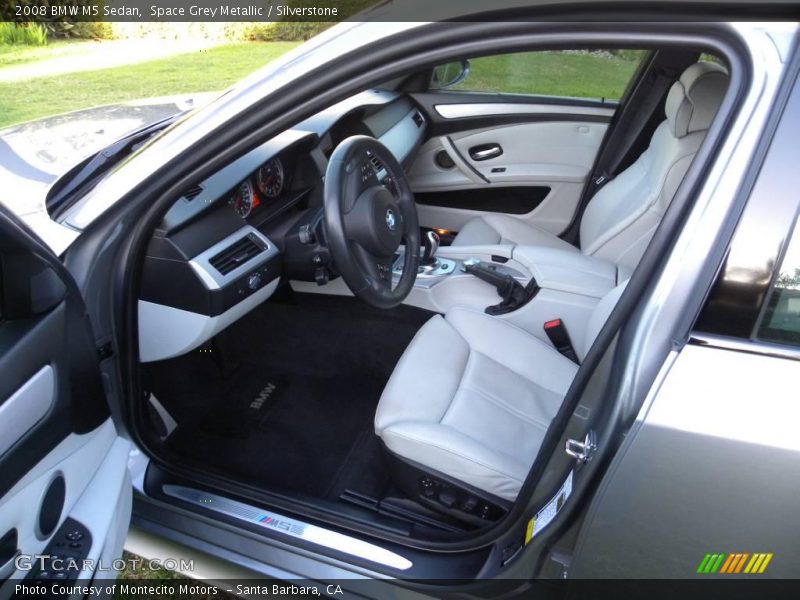 Space Grey Metallic / Silverstone 2008 BMW M5 Sedan